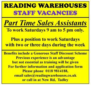 STAFF VACANCIES JULY 2021